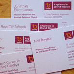 USPG business cards